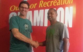 Todd Elsworth and Marc Blake of Pacific Multisports